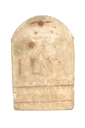 Ancient Egyptian limestone Prayer-tablet.  