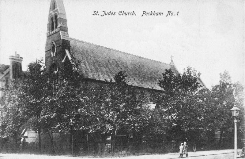 St Jude's Church, Peckham. c. 1900.