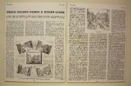 Mounted magazine article about the artist