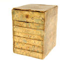 Miniature chest of drawers made by Richard Cuming at the age of 14 years, in 1791 to hold his g…