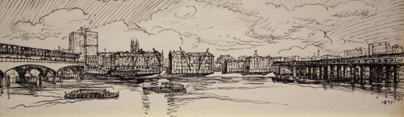 Bankside from New London Bridge