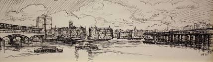 Bankside from New London Bridge