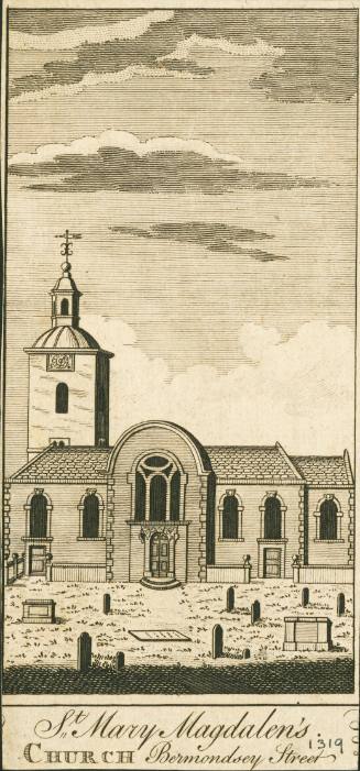 St Mary Magdalen Church, Bermondsey. c.1770.