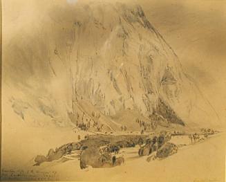 Limestone Cliffs in the Wengen Alps
