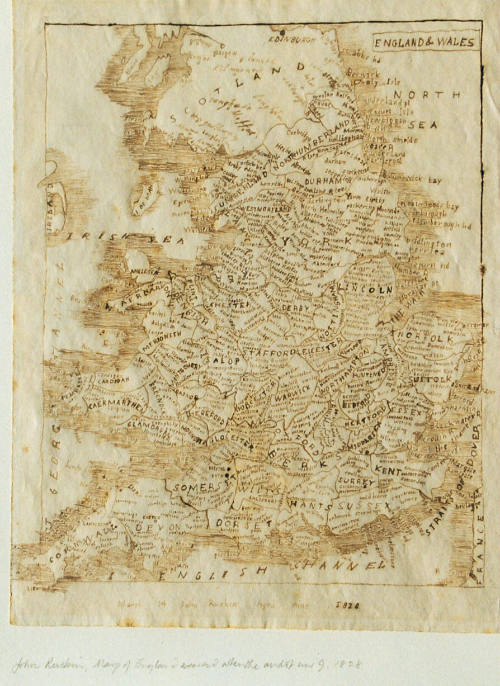 Map of England (made age 9)