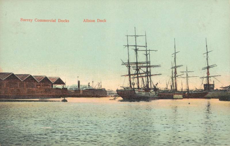 Surrey Commercial Docks, c.1910.
