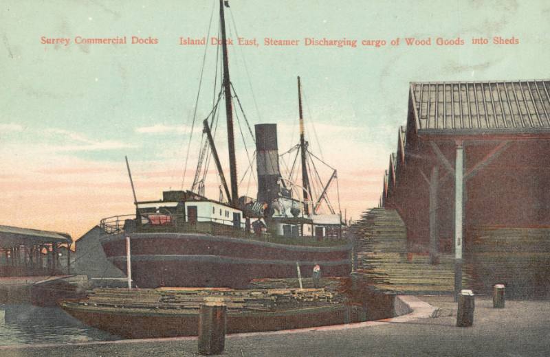 Surrey Docks. 1910.