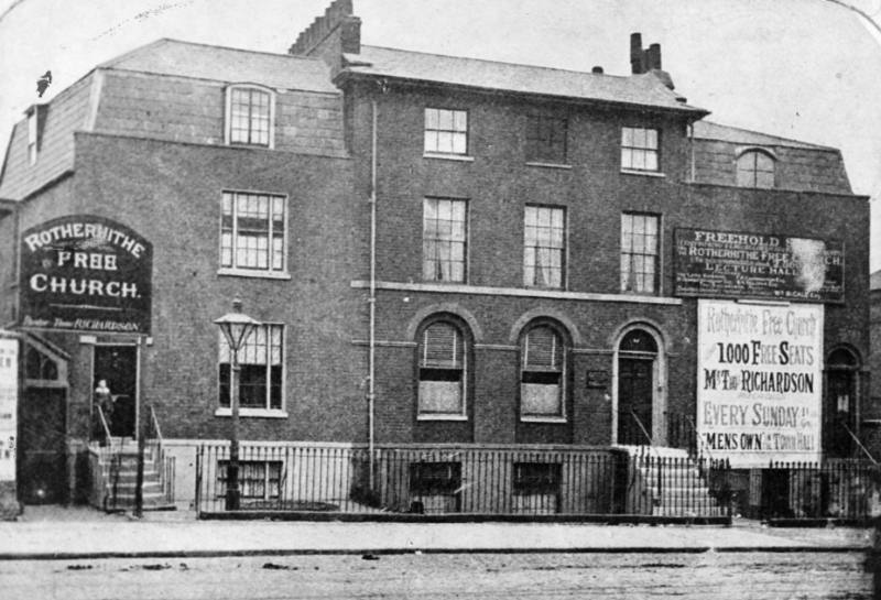 Rotherhithe Free Church, Lower Road, c.1905.