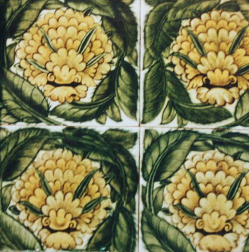 Tiles: "Cavendish" design. 4 single repeats