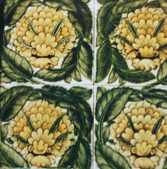 Tiles: "Cavendish" design. 4 single repeats