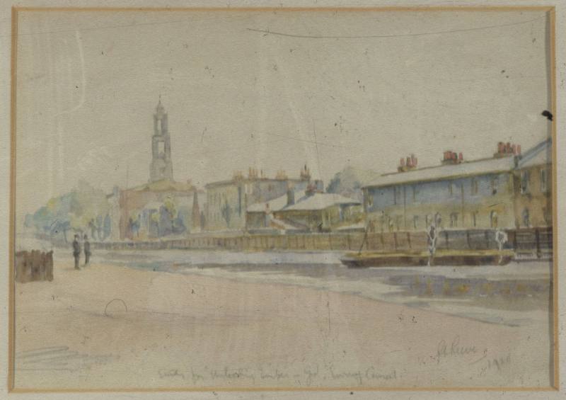 Grand Surrey Canal with St. George's Church