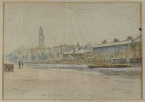 Grand Surrey Canal with St. George's Church
