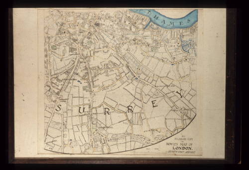 Bowles Map of London (SE section)