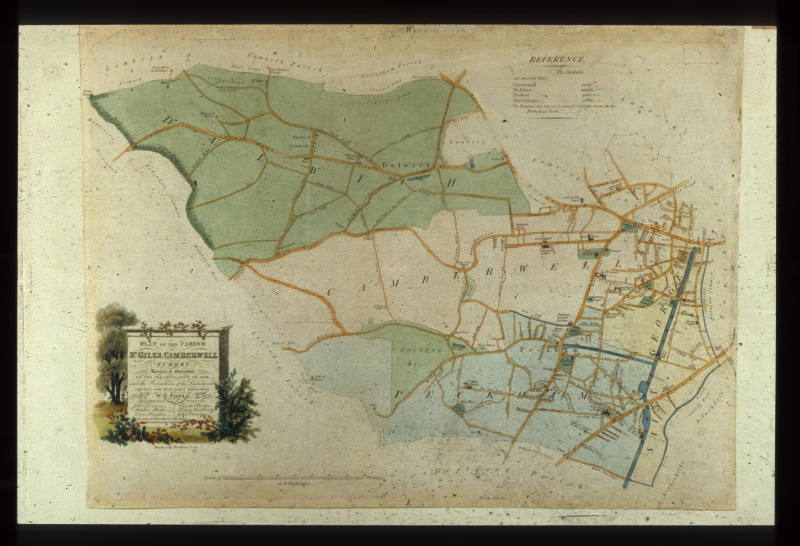 Plan of the Parish of St Giles, 1834