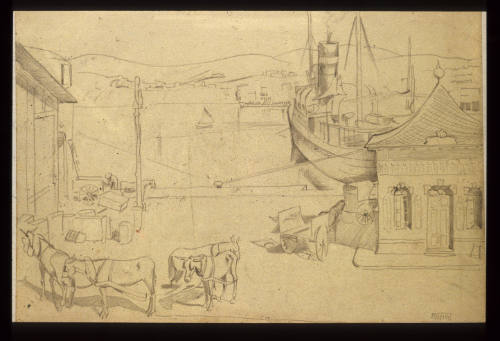 Mules at the Quayside