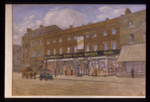 Russell's Outfitters, Denmark Hill c. 1920