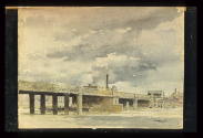 Waterloo Bridge, Shot Tower & Lion Brewery