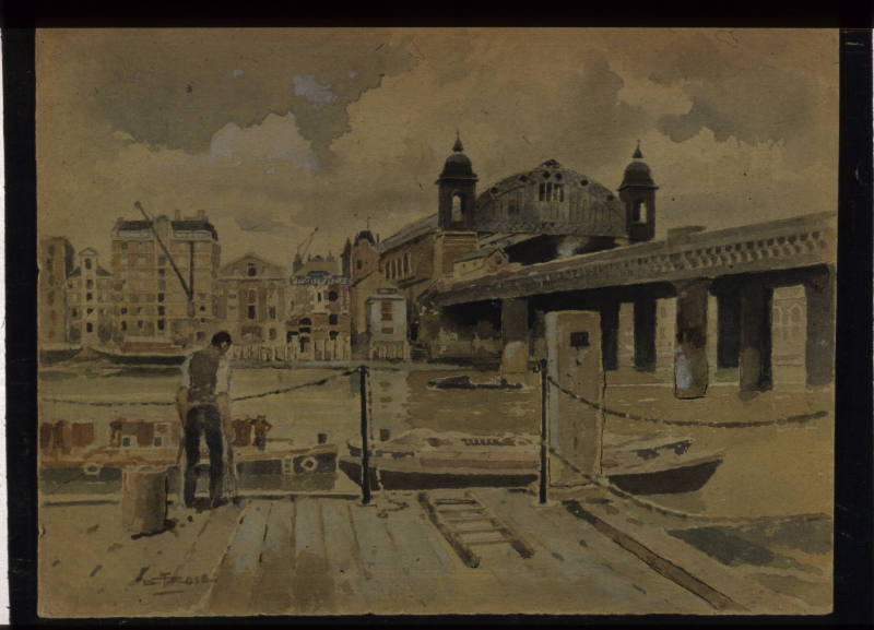 Cannon Street Station and R.Thames