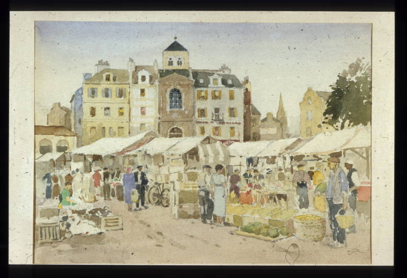 A Market Square, Normandy