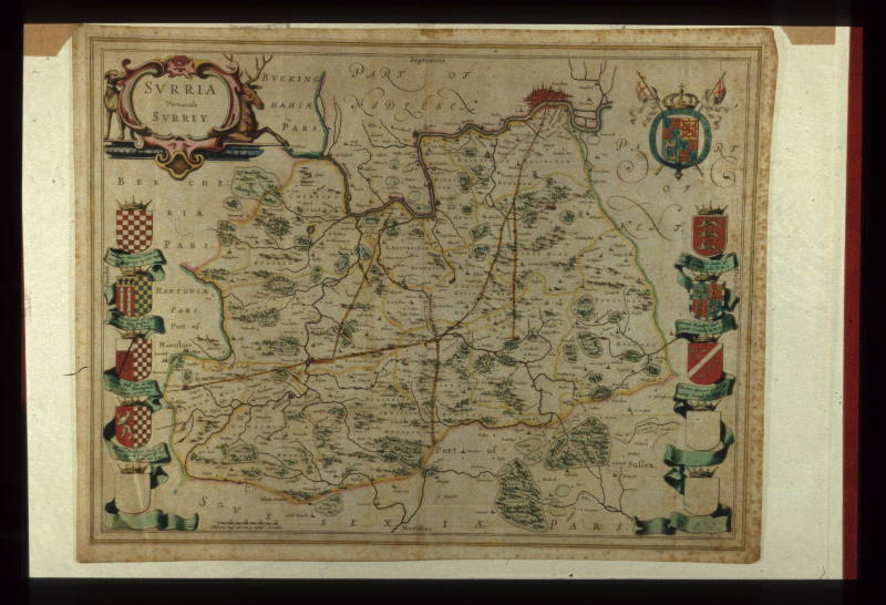 Map of Surrey