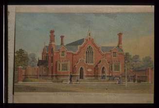 S.W. view of St Matthew's District School, Camberwell