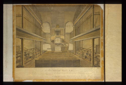 Interior view of Chapel at Horsemonger Lane Gaol