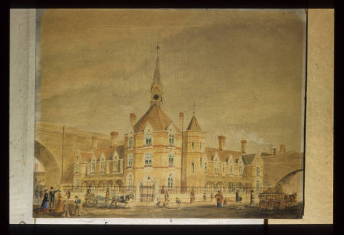 Mrs. Vaughan's Charity Almshouses, Gravel Lane, now Suffolk Street
