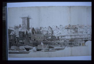 Part of Old Westminster Bridge (a fragment)