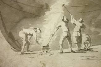Men Careening a Hull
