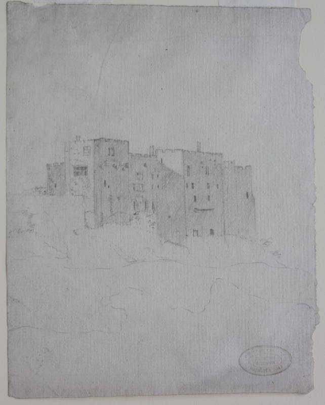 Ludlow Castle from the North East
