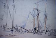 Sailing Vessels discharging Cargo