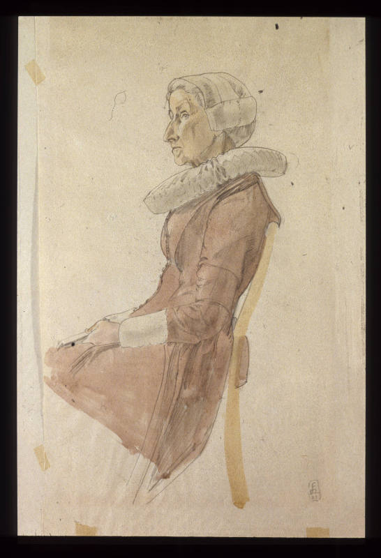 Seated Woman in Ruff