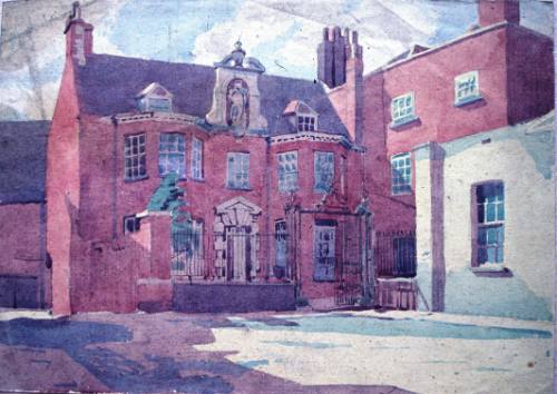 Untitled. Frontage of 18th Century House