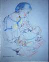 Muriel Medworth Bottle feeding Diana