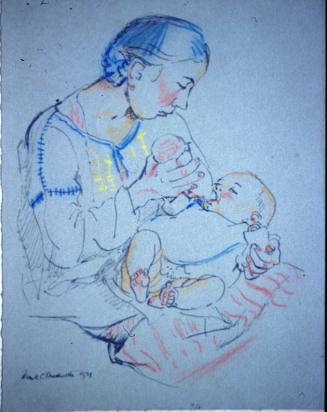 Muriel Medworth Bottle feeding Diana