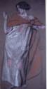 Woman in a Long Dress