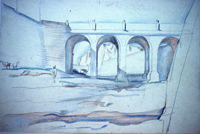 Untitled. Two Bridges from Watercourse (Ronda)