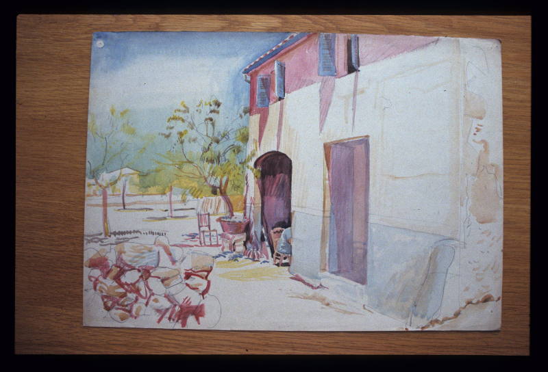 Untitled. Meditterean Village Scene