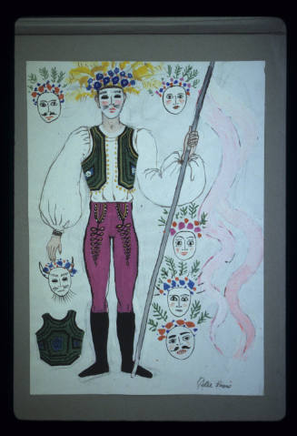 Head Dress and Costume design for Coppelia