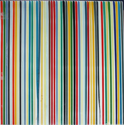 Poured Lines, preparatory study