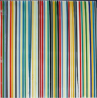 Poured Lines, preparatory study