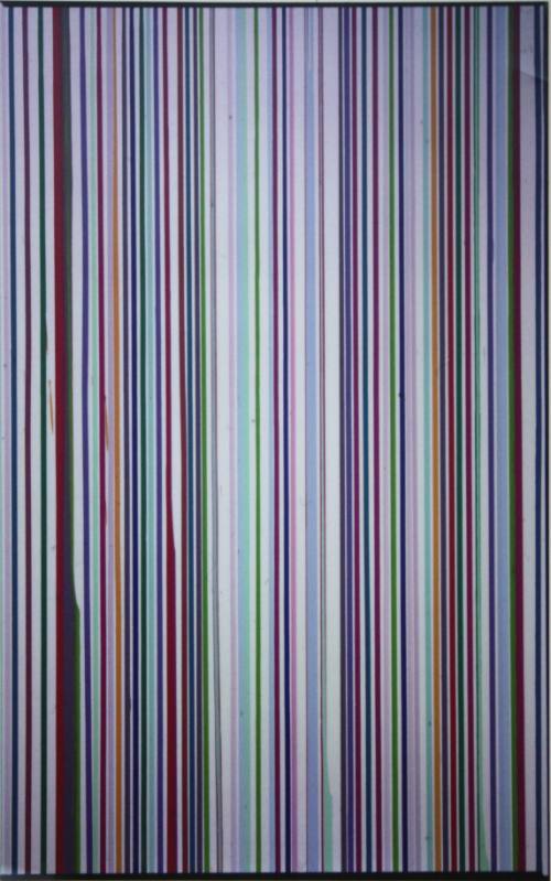 Poured Lines, preparatory panel