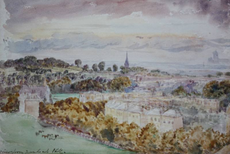 View from Nunhead Hill 1855
