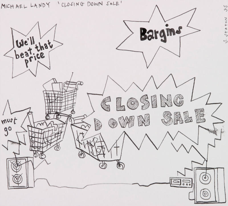 Michael Landy 'closing'
