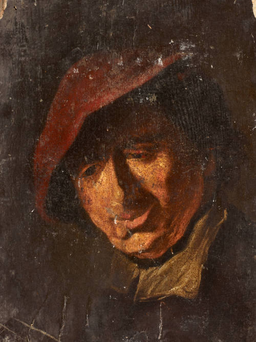 Man with a Red Hat