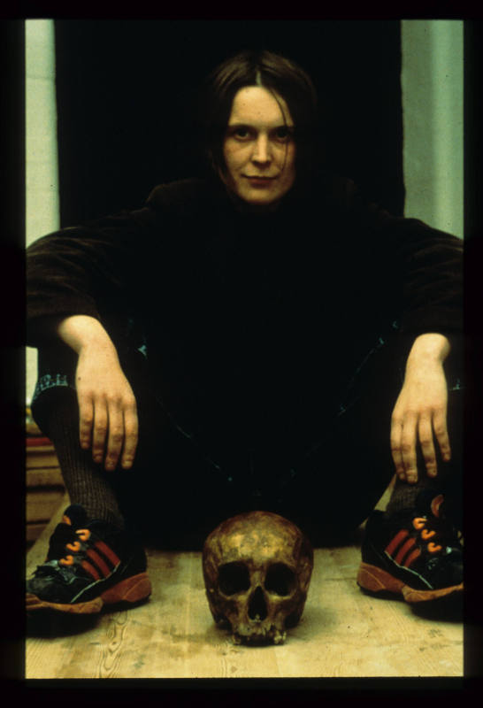 Self Portrait with Skull