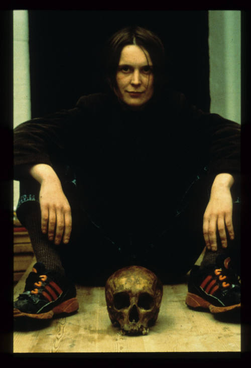 Self Portrait with Skull