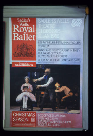 Sadlers Wells Theatre Christmas Season Poster