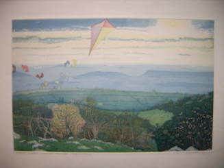 Ebbor Gorge. Looking Toward Glastonbury