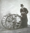 Sir Hiram Maxim and the Prince of  Wales Firing a Maxim Gun